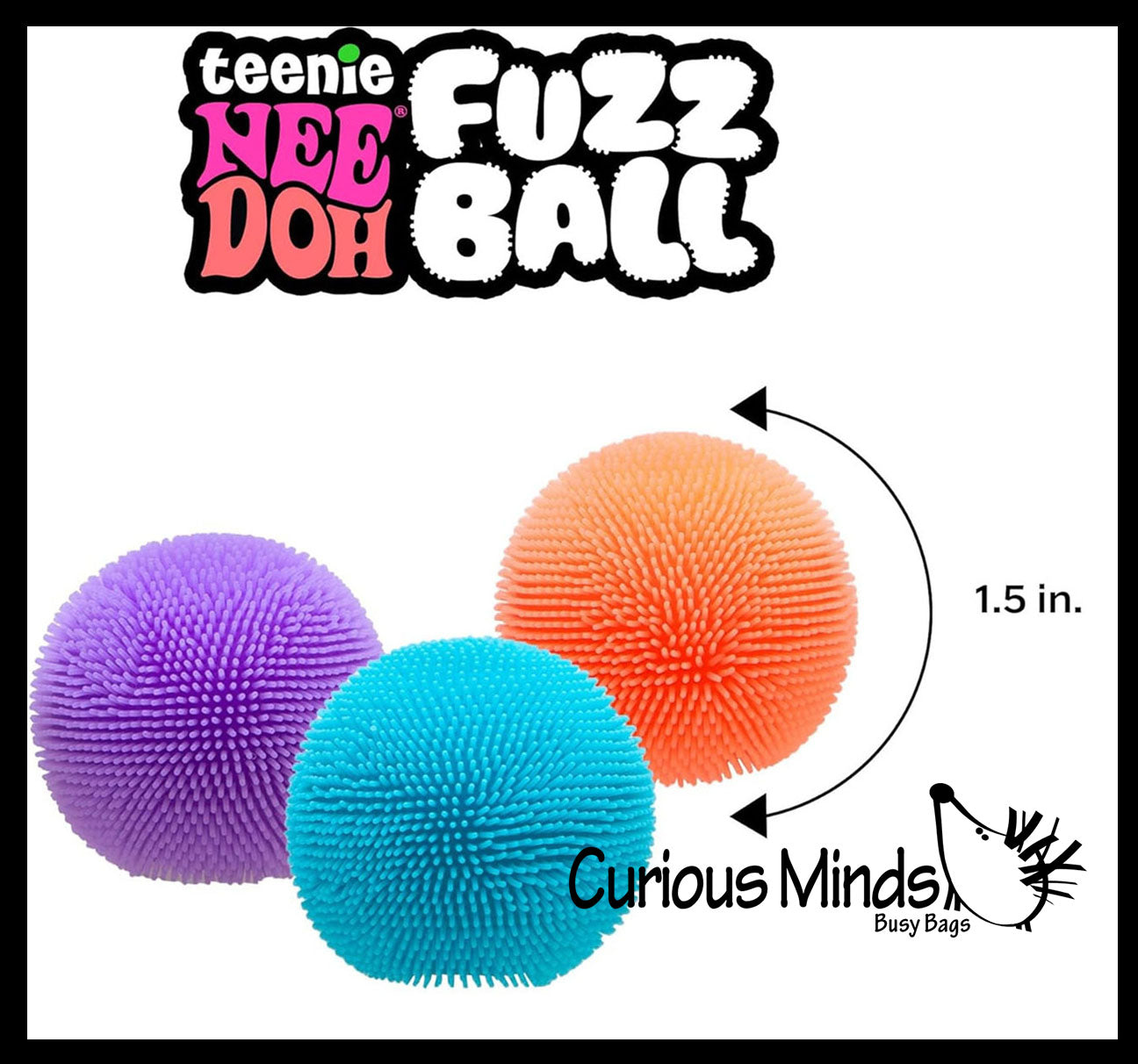 AVAILABLE JULY - NeeDoh Teenie Fuzzball Soft Doh Filled Stretch Ball ...