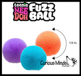 NEW - NeeDoh Teenie Fuzzball Soft Doh Filled Stretch Ball - Ultra Squishy and Moldable Relaxing Sensory Fidget Stress Toy Nee Doh Fuzz Velvet