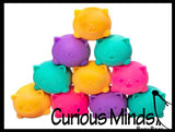 NeeDoh Teenie Cool Cat Groovy Soft Doh Filled Stretch Ball - Ultra Squishy and Moldable Relaxing Sensory Fidget Stress Toy Nee Doh