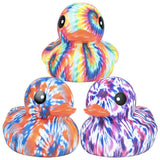 Jumbo Tie Dye Rubber Ducks - Rubber Duckies - Cute Novelty Prize Reward Giveaway