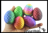NEW - Mini Smaller 3D Printed Dragon in Egg 5" Dragon Wiggle Articulated Jointed Moving Fidget Toy - Unique Sensory Toy Mini Assorted Animals