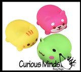 NEW - Soft Mini Kawaii Animal Stress Ball - Sensory Fidget Stress Toy - Squishy Pliable and Moldable