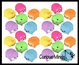 NEW - Soft Mini Kawaii Animal Stress Ball - Sensory Fidget Stress Toy - Squishy Pliable and Moldable