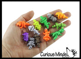 NEW - Tiny 3D Printed Wiggle Articulated Jointed Moving Fidget Toy - Unique Sensory Toy Mini Assorted Animals