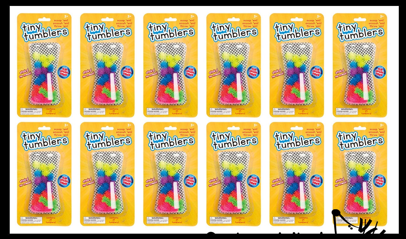75-Pack Sticky Toys – Crawling Tumblers, Stocking Stuffers, Birthday Party Favors