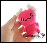 Axolotl Plush Stuffed Animals with Clip - Adorable Walking Fish Toy - Plush - Soft Squishy Animal Plushie Stuffie - Backpack Clip