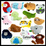 Adorable Mini Plush Animals - Cute Tiny Simple Stuffed Toys Collectable