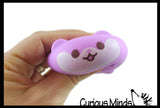 NEW - Soft Mini Kawaii Animal Stress Ball - Sensory Fidget Stress Toy - Squishy Pliable and Moldable