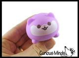 NEW - Soft Mini Kawaii Animal Stress Ball - Sensory Fidget Stress Toy - Squishy Pliable and Moldable