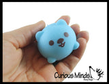 NEW - Soft Mini Kawaii Animal Stress Ball - Sensory Fidget Stress Toy - Squishy Pliable and Moldable