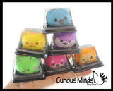NEW - Soft Mini Kawaii Animal Stress Ball - Sensory Fidget Stress Toy - Squishy Pliable and Moldable