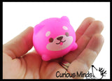NEW - Soft Mini Kawaii Animal Stress Ball - Sensory Fidget Stress Toy - Squishy Pliable and Moldable