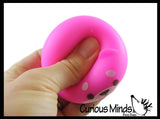 NEW - Soft Mini Kawaii Animal Stress Ball - Sensory Fidget Stress Toy - Squishy Pliable and Moldable