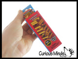 MINI Wood Topple Towers Game - Stacking Blocks Challenge  - Desktop Table Novelty Game
