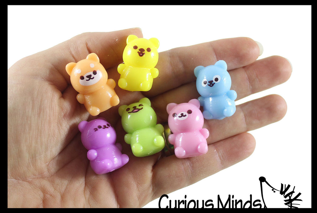 Colorful Tiny Kawaii Animal Figurines - Mini Toys - Small Novelty Prize Toy - Party Favors - Gift