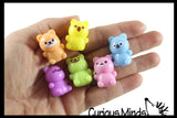 Colorful Tiny Kawaii Animal Figurines - Mini Toys - Small Novelty Prize Toy - Party Favors - Gift
