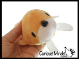 Mini Ocean Animal Small Plush Stuffed Animals - Shark, Dolphin, Walrus, Orca, Seal, Clownfish -  Adorable Tiny Mini Plushie Prize Party Favor