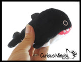 Mini Ocean Animal Small Plush Stuffed Animals - Shark, Dolphin, Walrus, Orca, Seal, Clownfish -  Adorable Tiny Mini Plushie Prize Party Favor