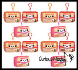 Ramen Noodle Package On Clip Plush Stuffed Animal Toy -  Adorable Soft and Cuddly Mini Plushie Plushy