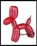 NEW - Cute Colorful Balloon Animals - Stretchy Soft Figurines - Mini Toys - Small Novelty Prize Toy - Party Favors - Gift