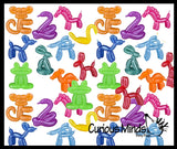 NEW - Cute Colorful Balloon Animals - Stretchy Soft Figurines - Mini Toys - Small Novelty Prize Toy - Party Favors - Gift