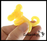 NEW - Cute Colorful Balloon Animals - Stretchy Soft Figurines - Mini Toys - Small Novelty Prize Toy - Party Favors - Gift