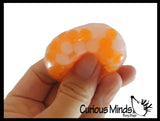 Mini Water Bead Filled Stress Balls 1.5"  Stress Ball Glob Balls - Squishy Gooey Squish Sensory Squeeze Balls