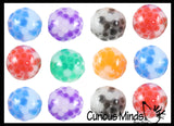 Mini Water Bead Filled Stress Balls 1.5"  Stress Ball Glob Balls - Squishy Gooey Squish Sensory Squeeze Balls