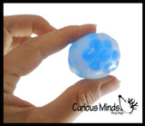 Mini Water Bead Filled Stress Balls 1.5"  Stress Ball Glob Balls - Squishy Gooey Squish Sensory Squeeze Balls