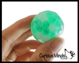 Mini Water Bead Filled Stress Balls 1.5"  Stress Ball Glob Balls - Squishy Gooey Squish Sensory Squeeze Balls