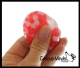 Mini Water Bead Filled Stress Balls 1.5"  Stress Ball Glob Balls - Squishy Gooey Squish Sensory Squeeze Balls