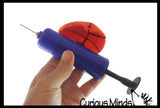 Trashcan Basketball Set - Mini Backboard and Hoop Attaches to A Trash Can - Fun Miniature Sports Game