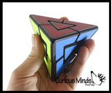 Triangle Pyramid Speed Cube Multi-Colored Puzzle Cube Games Toy - Problem-Solving Brain Teaser Logic Toys - Travel Toy Fidget