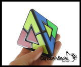 Triangle Pyramid Speed Cube Multi-Colored Puzzle Cube Games Toy - Problem-Solving Brain Teaser Logic Toys - Travel Toy Fidget