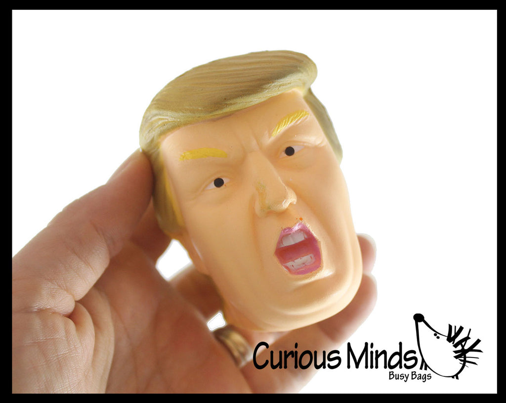 Donald Trump Slow Rise Squishy Foam Stress Ball - Novelty Gag Toy