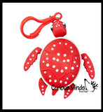 Turtle Large Keyboard Key Fidget Clicker  - 3D Printed Cute Turtle Shell Click on Keychain