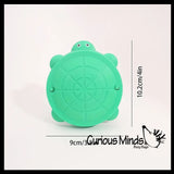Tiny Mini Sized Turtle Sandbox - Mini Container with Lid - Cute Storage