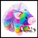 Cute Pig in Tutu Plush Stuffed Animals - Adorable Piggy Soft and Cuddly Mini Animal Plushie Plushy