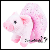 Cute Pig in Tutu Plush Stuffed Animals - Adorable Piggy Soft and Cuddly Mini Animal Plushie Plushy