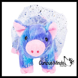 Cute Pig in Tutu Plush Stuffed Animals - Adorable Piggy Soft and Cuddly Mini Animal Plushie Plushy