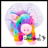 Cute Pig in Tutu Plush Stuffed Animals - Adorable Piggy Soft and Cuddly Mini Animal Plushie Plushy