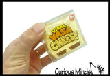 Coconut Oil Vaseline Cheese Squishy Ball - No Rebound Soft Satisfying Squish