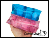 Jumbo Blob Fish Animal Water Filled Tube Snake Stress Toy - Squishy Slippery Wiggler Sensory Fidget Ball Blobfish