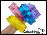 Jumbo Blob Fish Animal Water Filled Tube Snake Stress Toy - Squishy Slippery Wiggler Sensory Fidget Ball Blobfish
