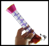 NEW - Bubble Helix Spiral Liquid Dripping Stick Timer - Calm Down Jar - Soothing and Calming Motion - Liquid Timer Sensory Office Desk Toy - Visual Stimulation