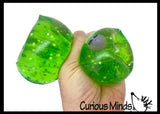 Jumbo Alien Animal Water Filled Tube Snake Stress Toy - Squishy Slippery Wiggler Sensory Fidget Ball