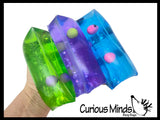 Jumbo Alien Animal Water Filled Tube Snake Stress Toy - Squishy Slippery Wiggler Sensory Fidget Ball