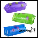 Jumbo Alien Animal Water Filled Tube Snake Stress Toy - Squishy Slippery Wiggler Sensory Fidget Ball