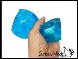 Jumbo Shark Animal Water Filled Tube Snake Stress Toy - Squishy Slippery Wiggler Sensory Fidget Ball Weiner