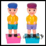 NEW - Wee Boy - Funny Peeing Boy Squirt Gun - Pull Down Shorts to Pee - Fun Gag Gift - Hibachi Kitchen Gadget Toy